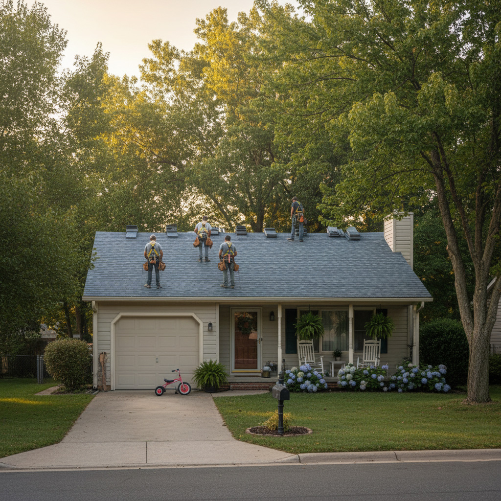 Stockton Roofing service in Brookside